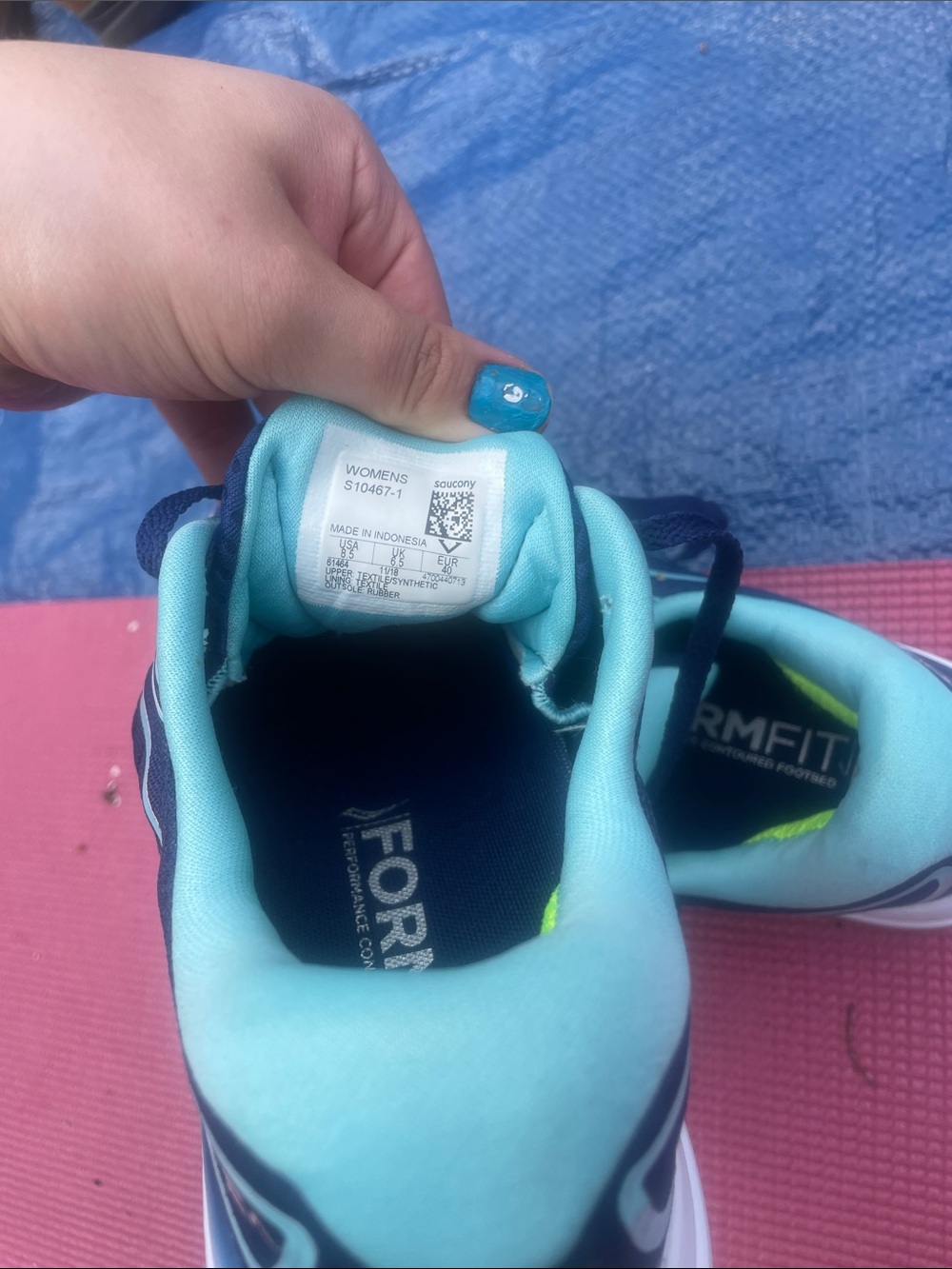 FormFit Running Shoes Women’s sneakers size 8.5 - Picture 3 of 3
